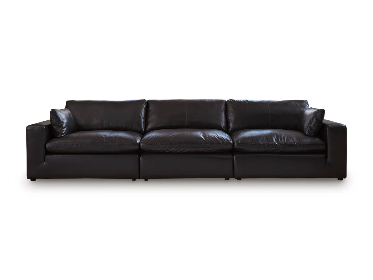 Ashley Emilia 3-Piece Leather Modular Sofa