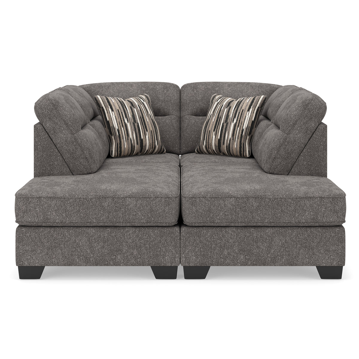 Ashley Olten 2-Piece Super Chaise Graphite