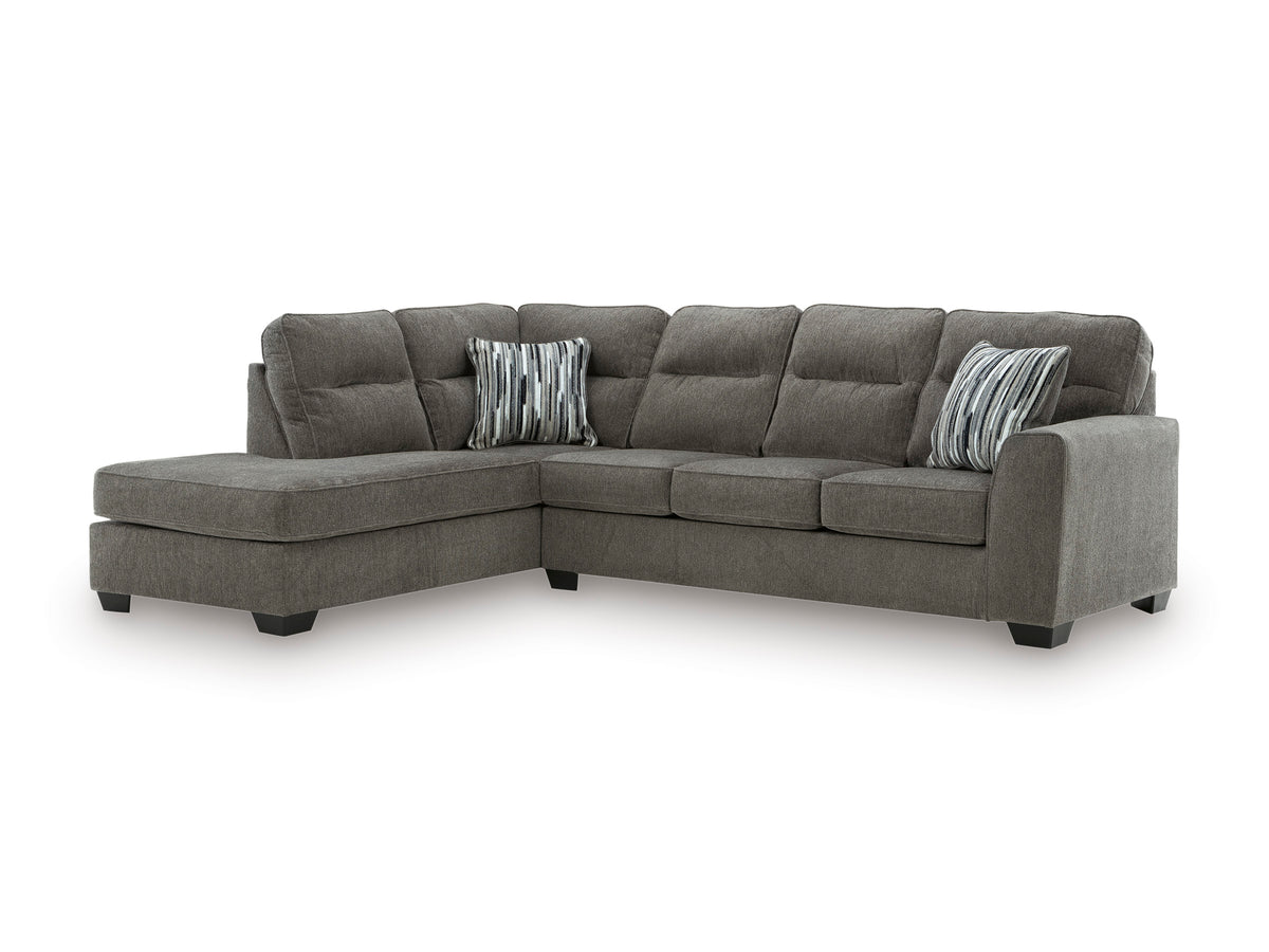Ashley Olten 2-Piece Sectional with Chaise Left-Facing Graphite