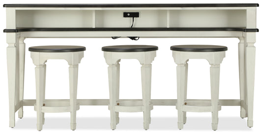 Caden Sofa Table and 3 Stools - alternate view
