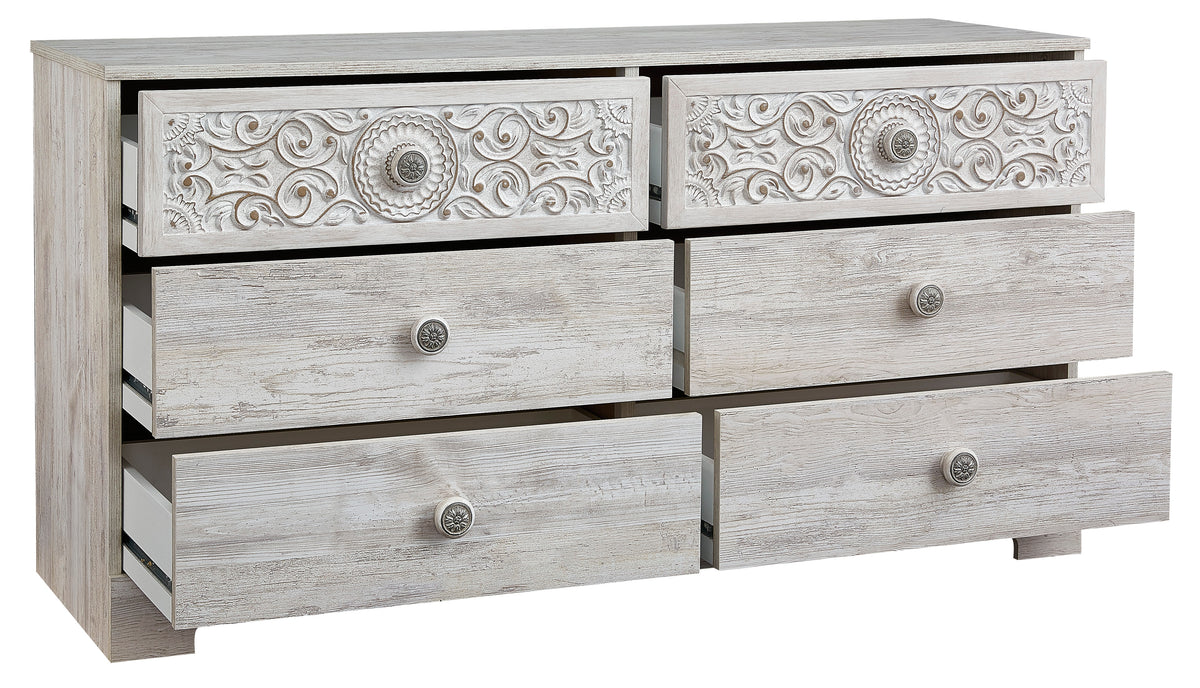 Paxberry 6 Drawer 53" Dresser