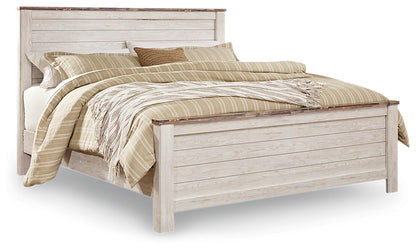 Willowton Panel Bed King