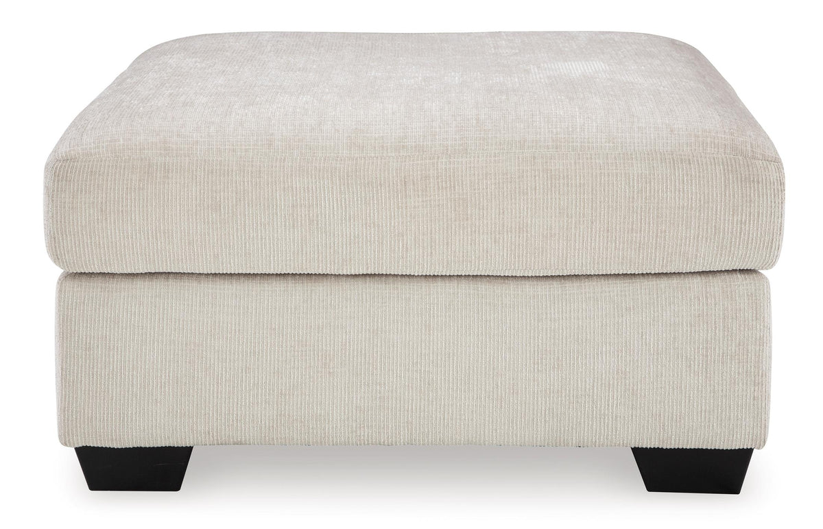 Aviemore Oversized Accent Ottoman Stone