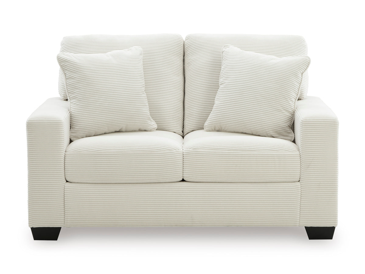 Amesley Loveseat Ivory