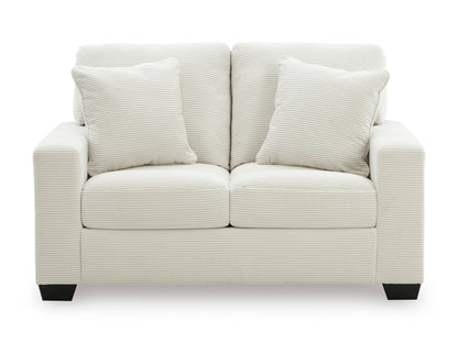 Amesley Loveseat Ivory
