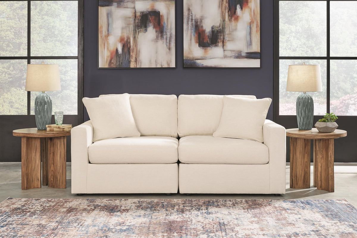 Ashley Modmax 2-Piece Modular Next-Gen Nuvella™ Performance Fabric Loveseat