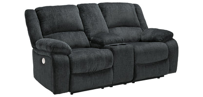 Draycoll Power Reclining Loveseat with Console