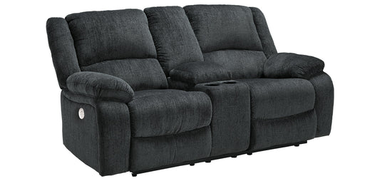 Draycoll Power Reclining Loveseat with Console