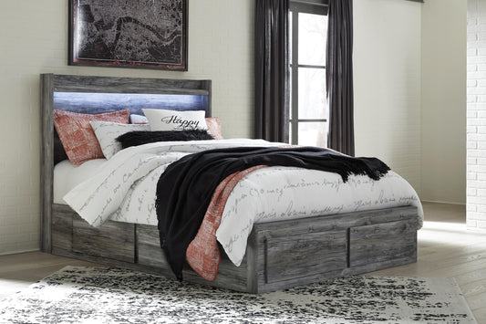 Ashley Baystorm Queen Panel Bed with 4 Storage Drawers - alternate view