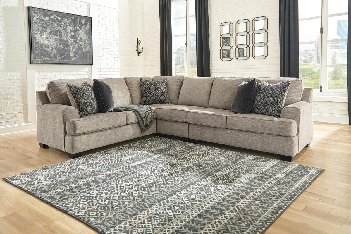 Bovarian 3-Piece Sectional Left-Facing