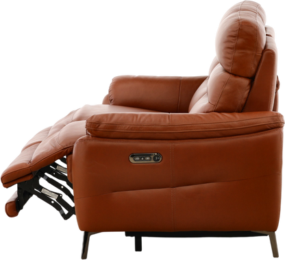 Underwood Leather Power Reclining Loveseat
