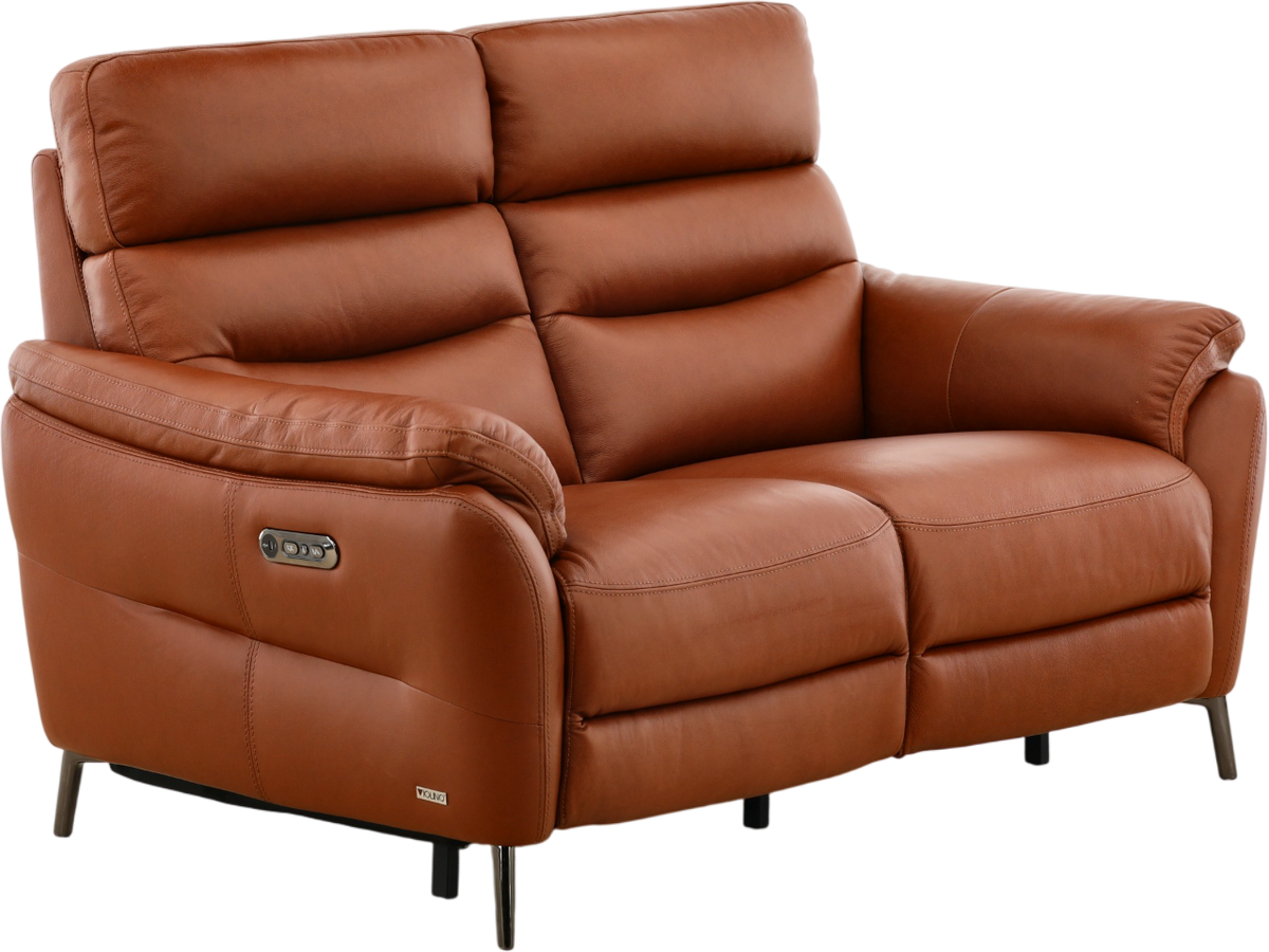 Underwood Leather Power Reclining Loveseat