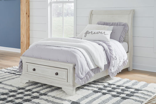 Robbinsdale Sleigh Bed with 2 Storage Drawers - alternate view