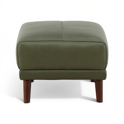 Winthrop Leather Ottoman