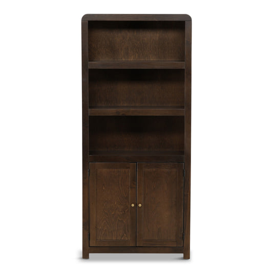 Nora 74" Bookcase Espresso - alternate view