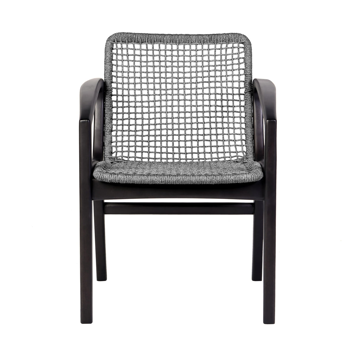 Brighton Outdoor Patio Dining Chair Gray
