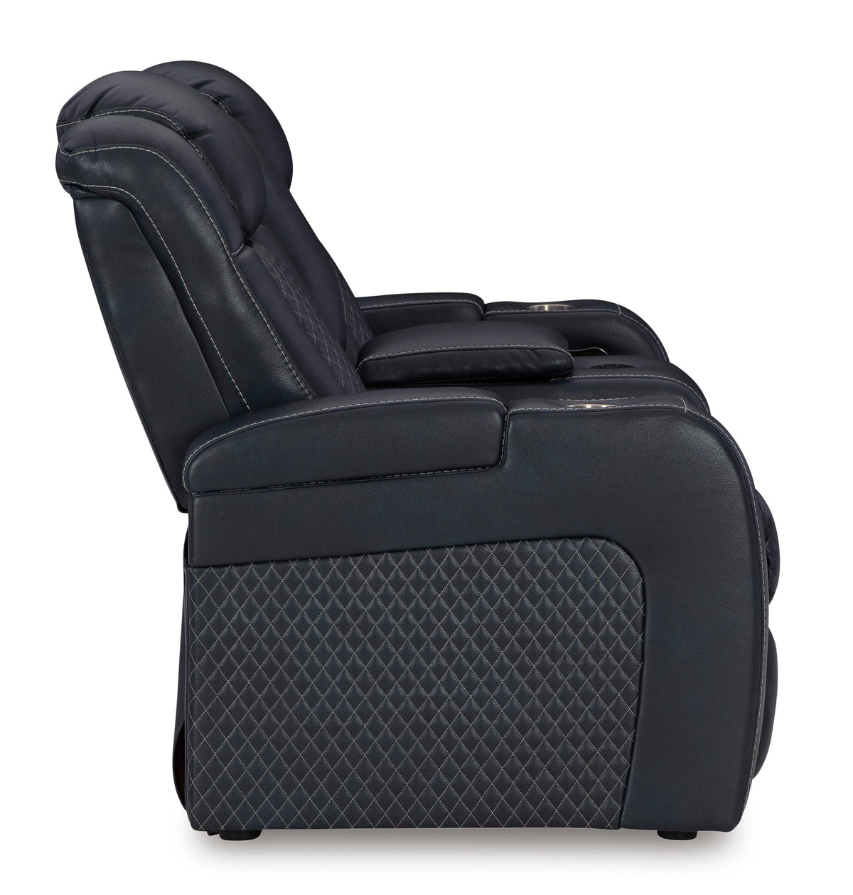 Fyne-Dyme Dual Power Reclining Loveseat with Console