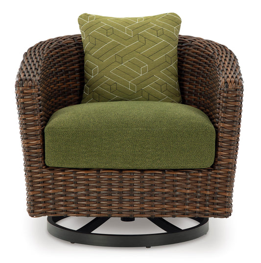 Ashley Horizon Hall Outdoor Patio Swivel Lounge Chair
