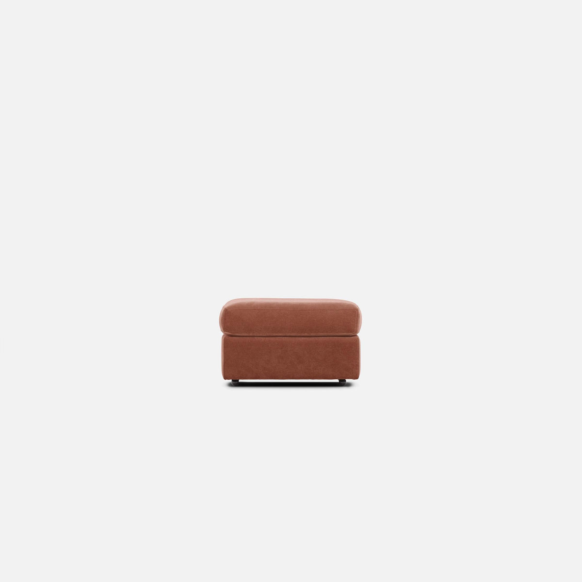 Modular One Bumper Ottoman Cantaloupe