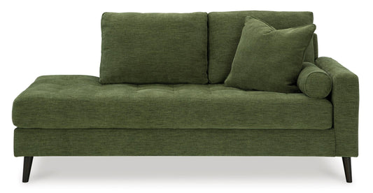 Bixler Right-Facing Corner Chaise Olive