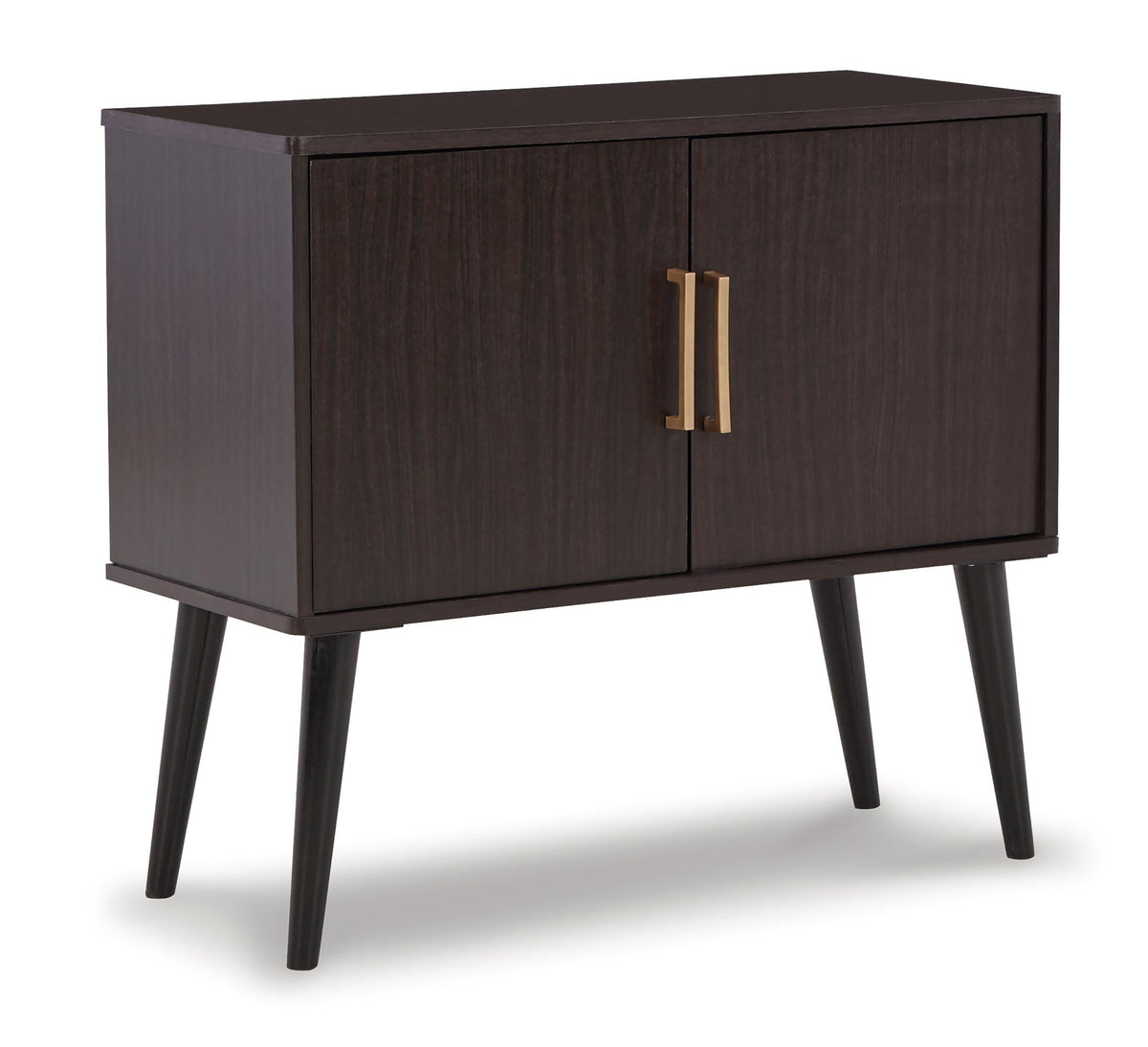 Orinfield 2-Door Accent Cabinet Dark Brown