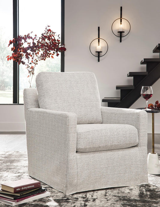 Nenana Next-Gen Nuvella Swivel Glider Accent Chair - alternate view