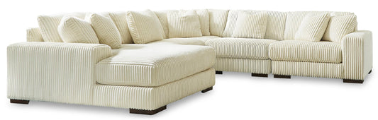 Ashley Lindyn 5-Piece Modular Sectional with Chaise Left-Facing