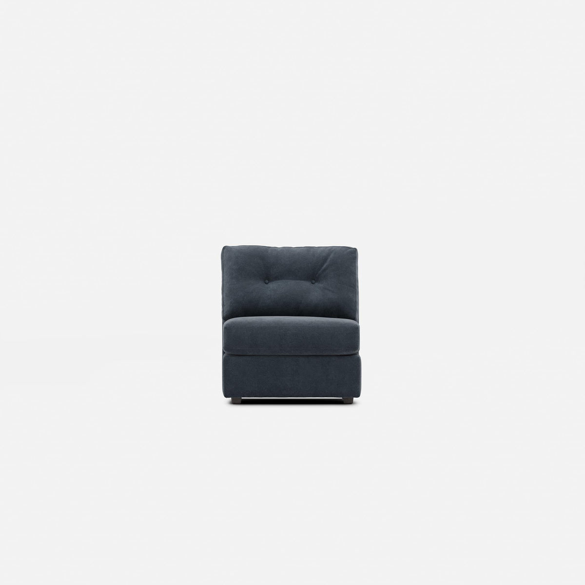 Modular One Armless Chair Navy
