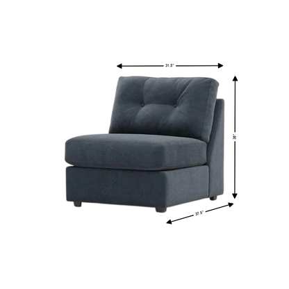 Modular One Armless Chair
