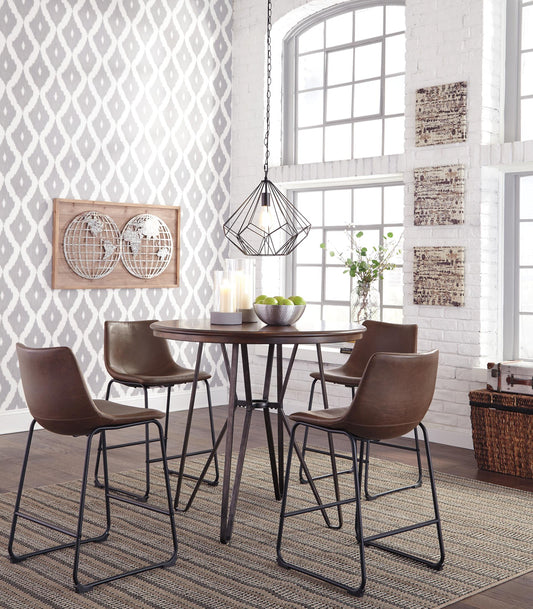 Centiar Counter Height Bar Stool (Set of 2) - alternate view