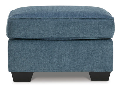Cashton Ottoman Blue