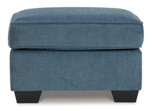 Cashton Ottoman Blue