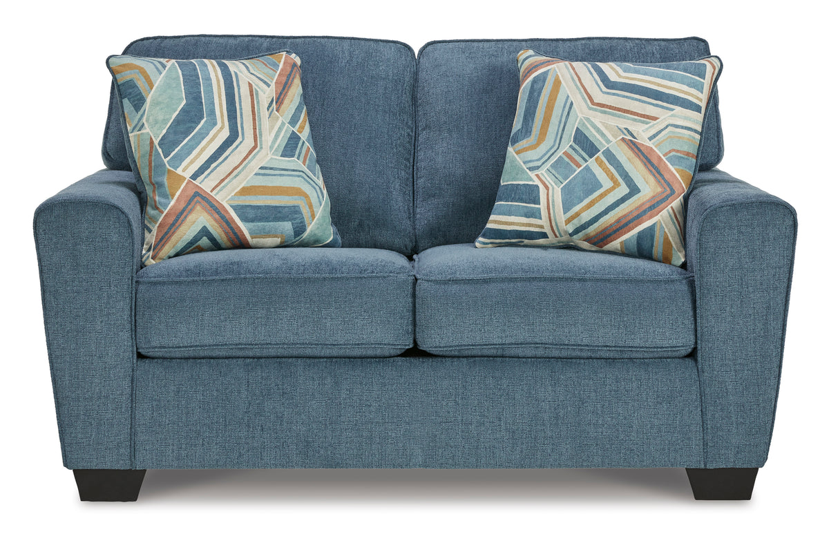Cashton Loveseat Blue