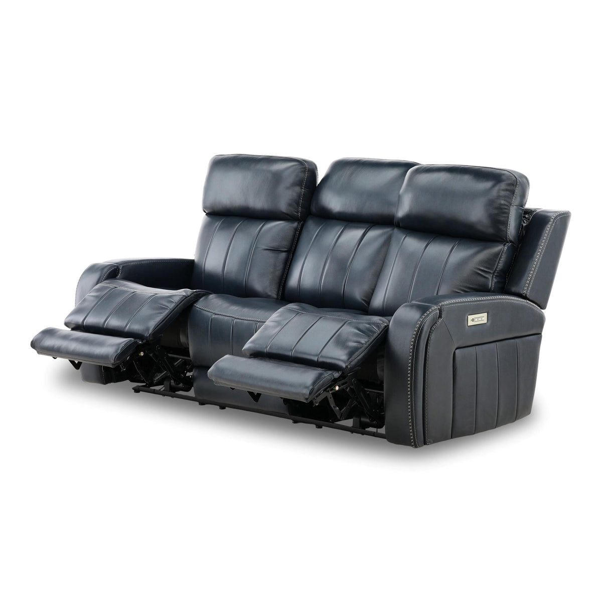 Hampton Leather Home Theater Sofa