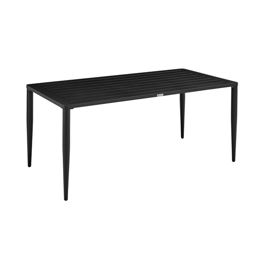 Aileen Outdoor Patio Dining Table in Aluminum - alternate view