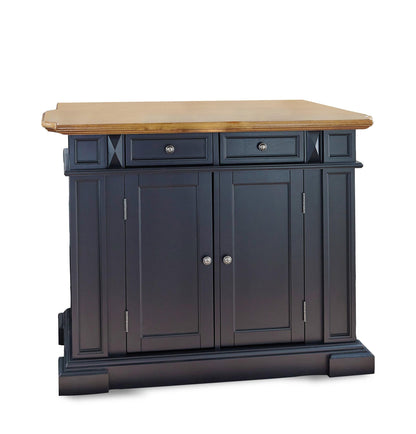 Americana Kitchen Island Black