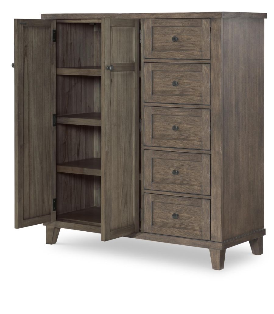 XXX's & OOO's Door Chest-Cocoa