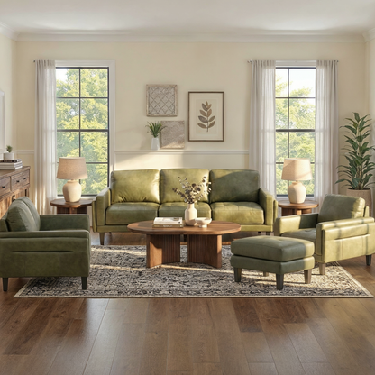 Gianna Leather Loveseat