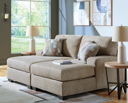 Ashley Newellen 2-Piece Super Chaise Hemp