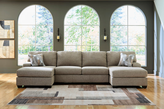 Newellen 3-Piece Sectional with Double Chaise - alternate view