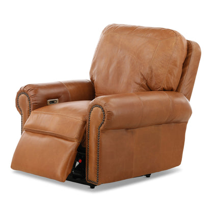Park Avenue Leather Power Recliner