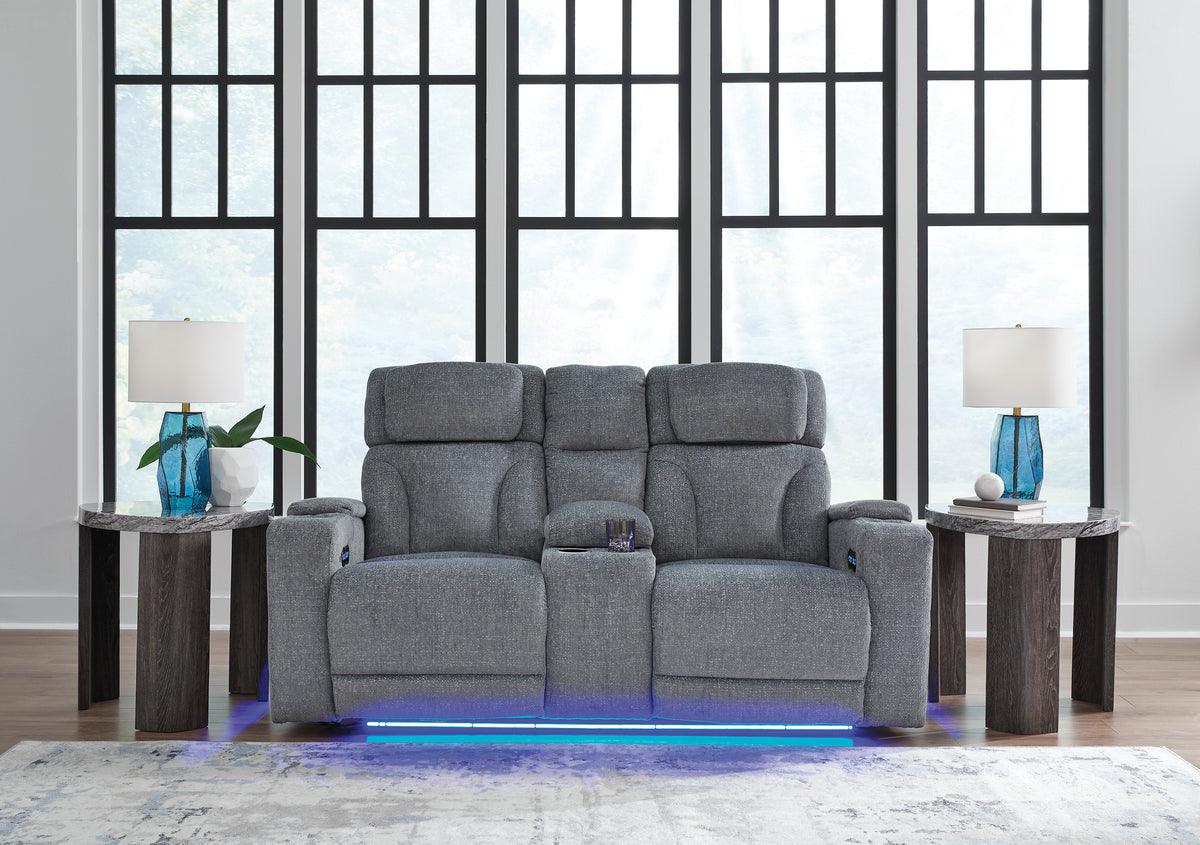 Forest Lake Power Reclining Console Loveseat