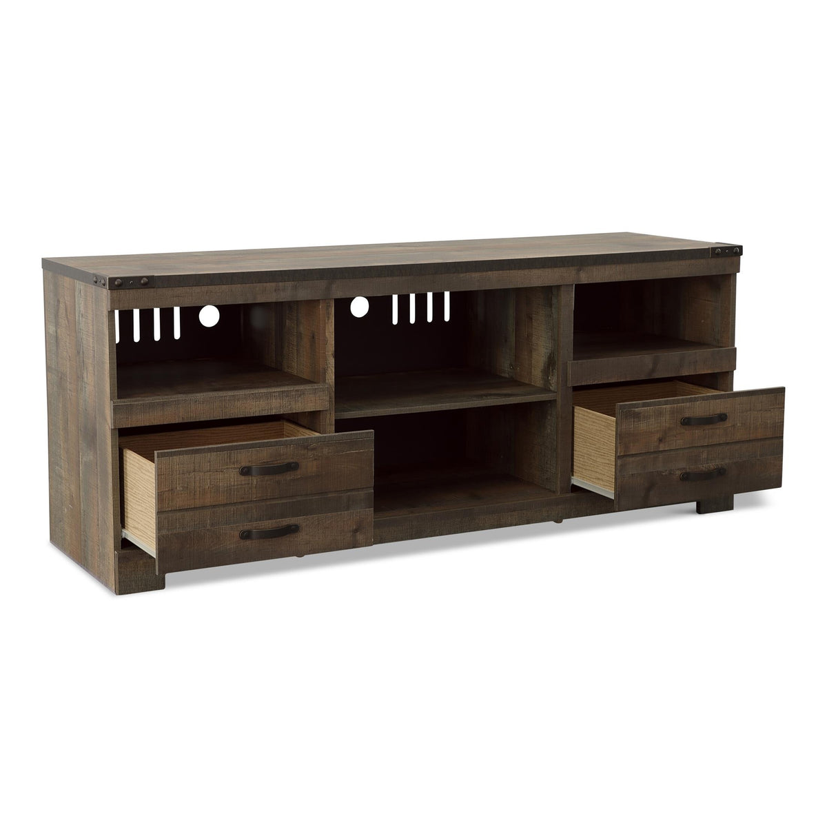 Trinell 63" TV Stand with Fireplace Option