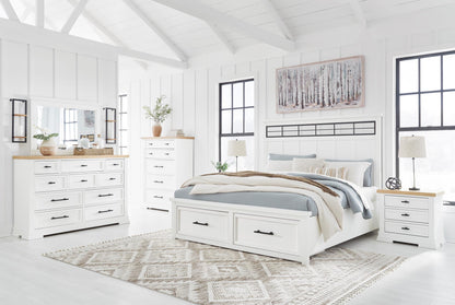 Ashbryn Panel Storage Bed California King