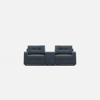 Modular One 3-Piece Console Loveseat Navy