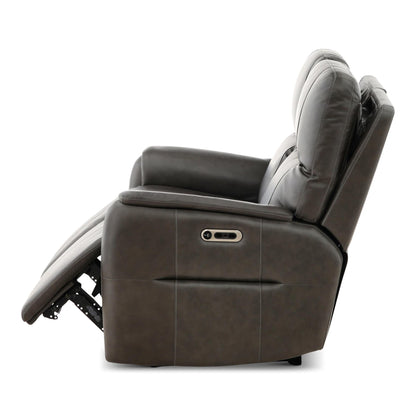 Flexsteel Walker Leather Power Reclining Loveseat