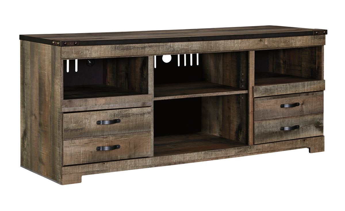 Trinell 63" TV Stand with Fireplace Option