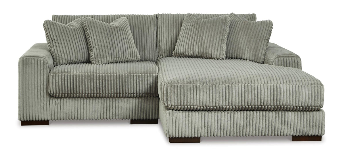 Lindyn 2-Piece Fog Sectional with Chaise Right-Facing
