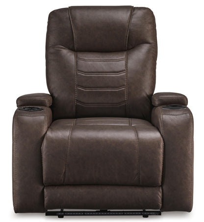 Schooner Rocks Power Recliner Umber