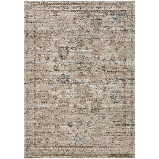 Priscilla Ivory/Multi-Colored Rug 9'3" x 13'